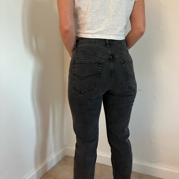 Pull & Bear Straight Leg Black Pants Size 6 Made in Turkey - Picture 11 of 14